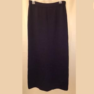 St John Collection Purple Santana Knit Skirt
